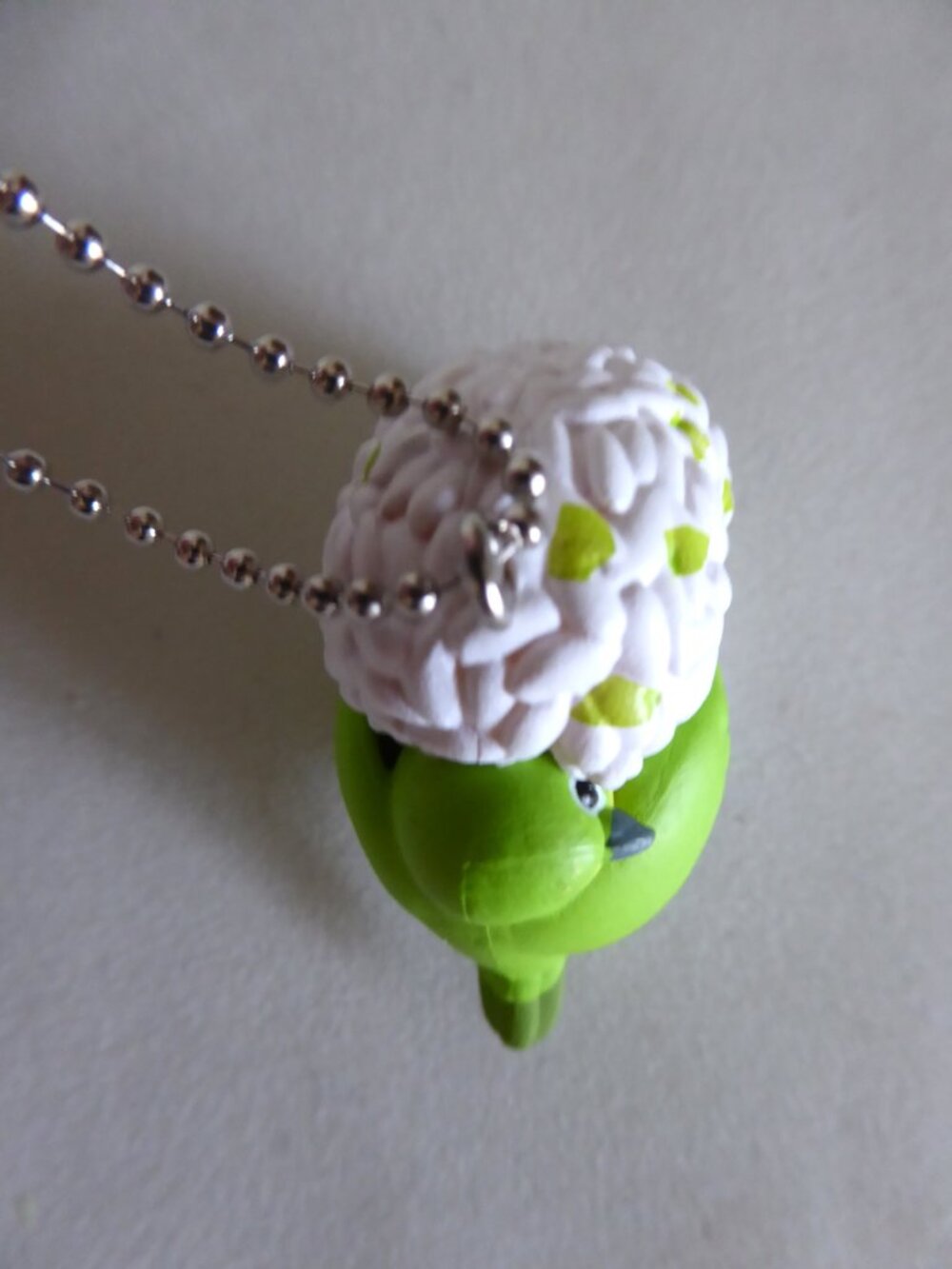 NEW JAPAN GACHAPON CAPSULE TOY GREEN BIRD ONIGIRI RICE BALL SERIES KEYCHAIN - Picture 9 of 16